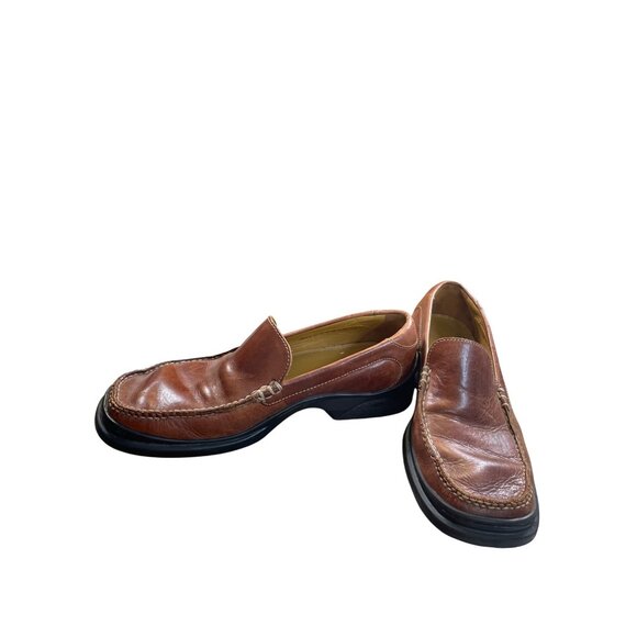 Cole Haan Mens Brown Leather Slip-On Loafers Dress Shoes Size 9.5W SKU 8671 main image 10